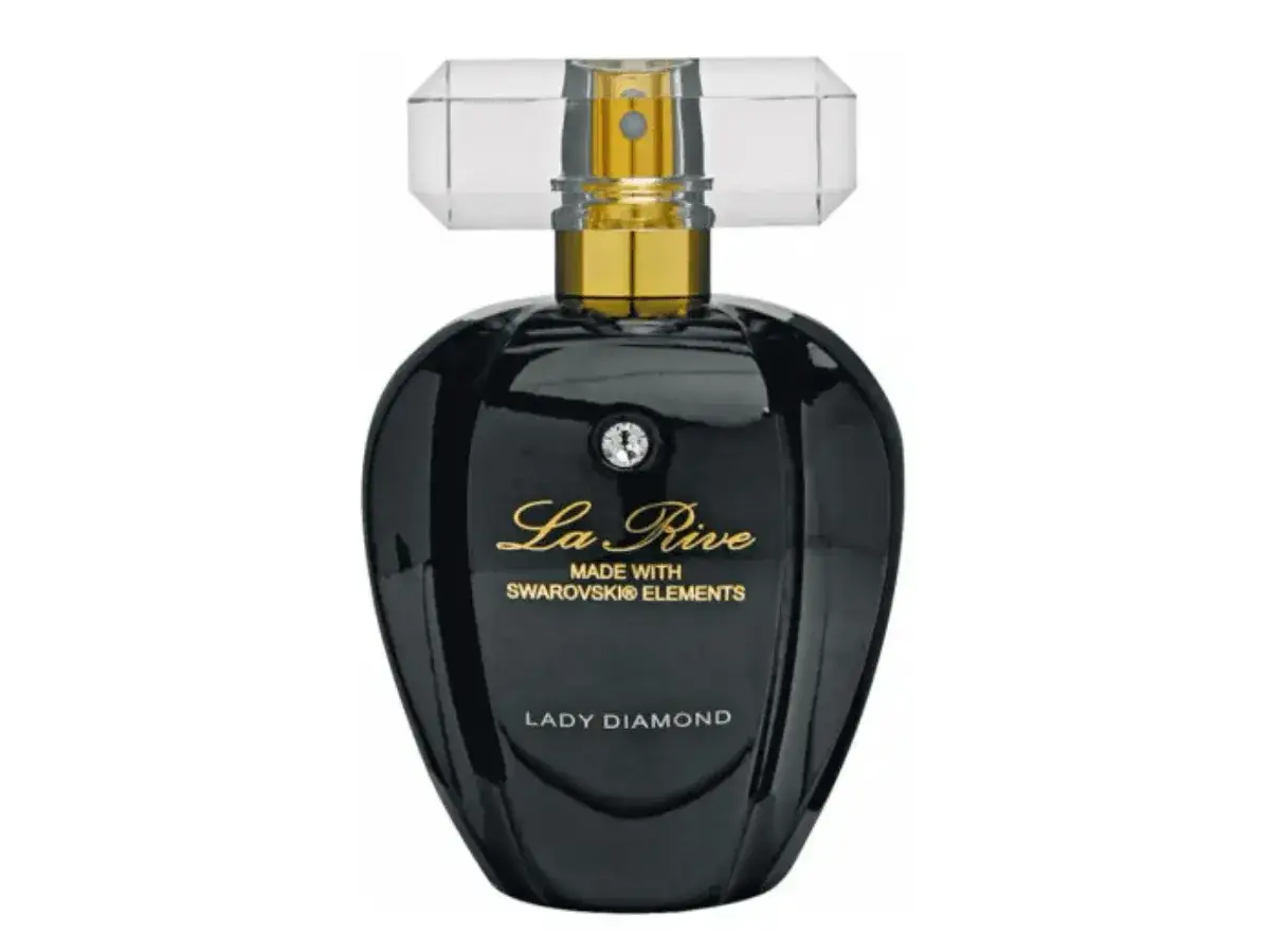 Eleganckie perfumy La Rive Lady Diamond, z kryształkami Swarovski. Często wybierane jako perfumy z biedronki odpowiedniki znanych marek.